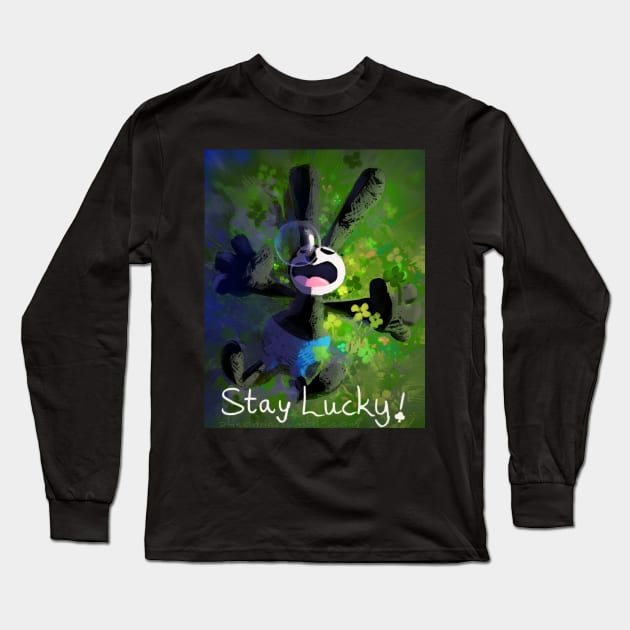 Stay Lucky! Long Sleeve T-Shirt by Sunny Saturated